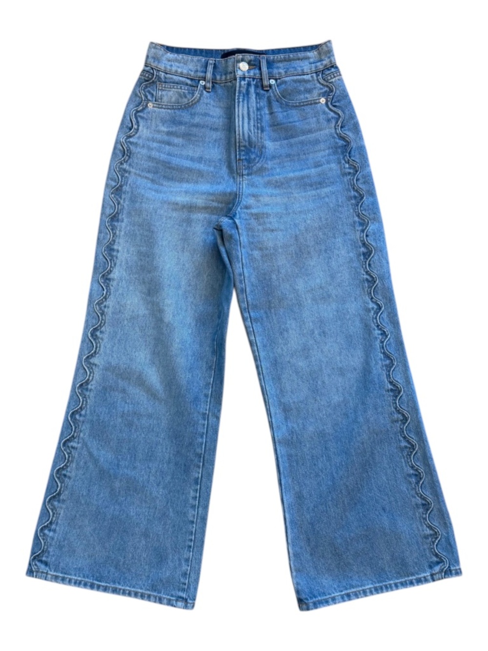 VERONICA BEARD Taylor Wide Leg Crop in High Rise in Nova Size 26